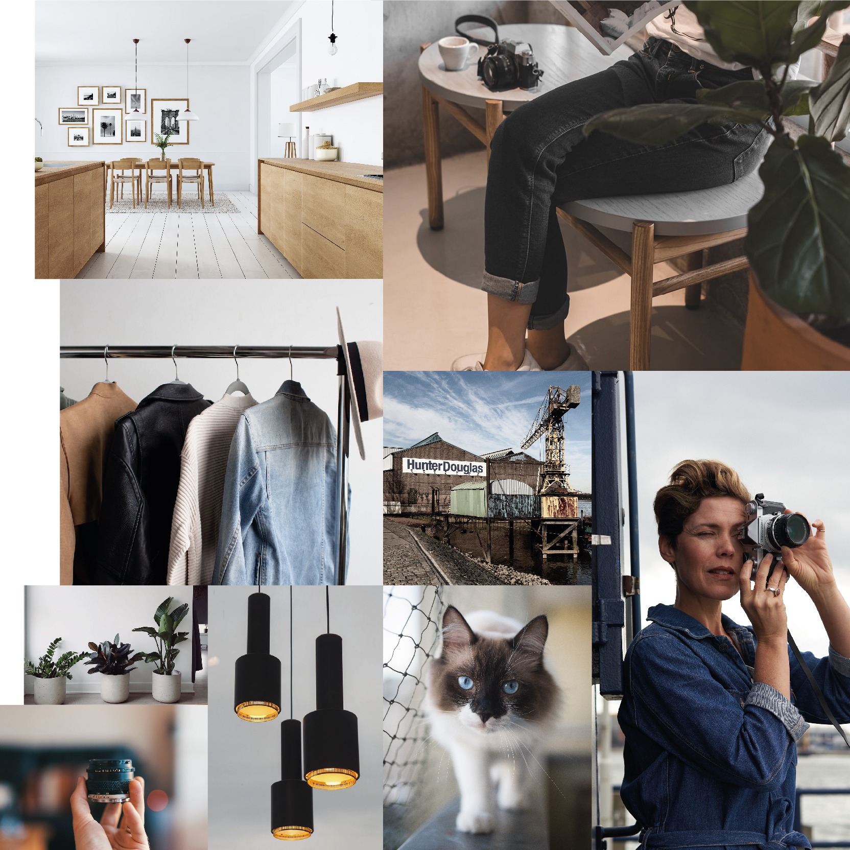 collage ella fotografe persona kat kleding studio